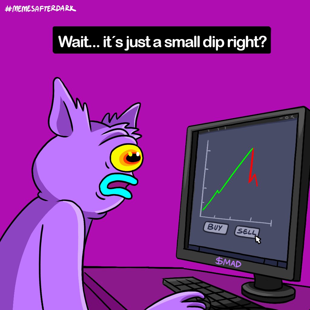 madcoinvip's tweet image. Don't forget to buy the dips...

#madcoin #memesafterdark #solana