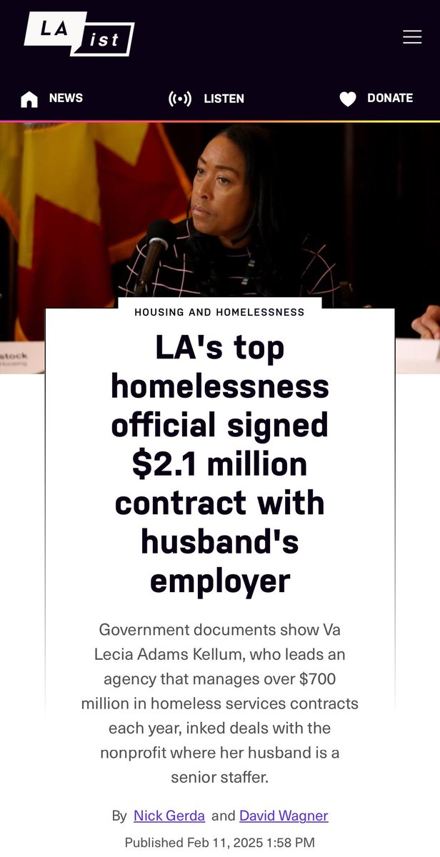T Wolf 🌁 (@twolfrecovery) on Twitter photo However you feel about Trump and Elon, the grift is really happening. We saw it in San Francisco last year at the Human Rights Commission. We see it in LA with LAHSA. Why wouldn't you want this to stop? <a href="/DOGE/">Department of Government Efficiency</a> However you feel about Trump and Elon, the grift is really happening. We saw it in San Francisco last year at the Human Rights Commission. We see it in LA with LAHSA. Why wouldn't you want this to stop? <a href="/DOGE/">Department of Government Efficiency</a>