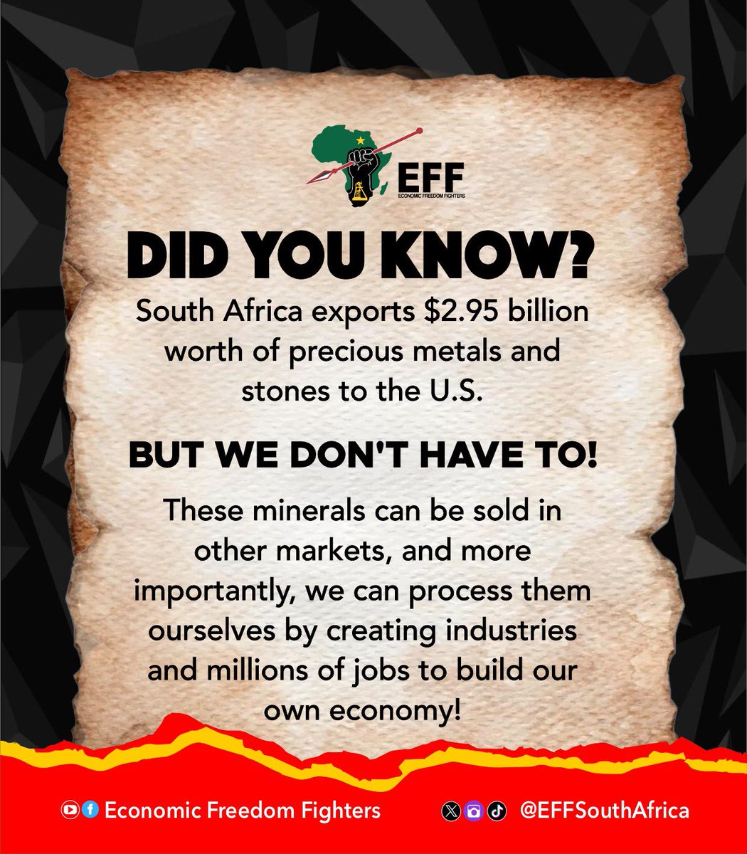 Economic Freedom Fighters tweet media