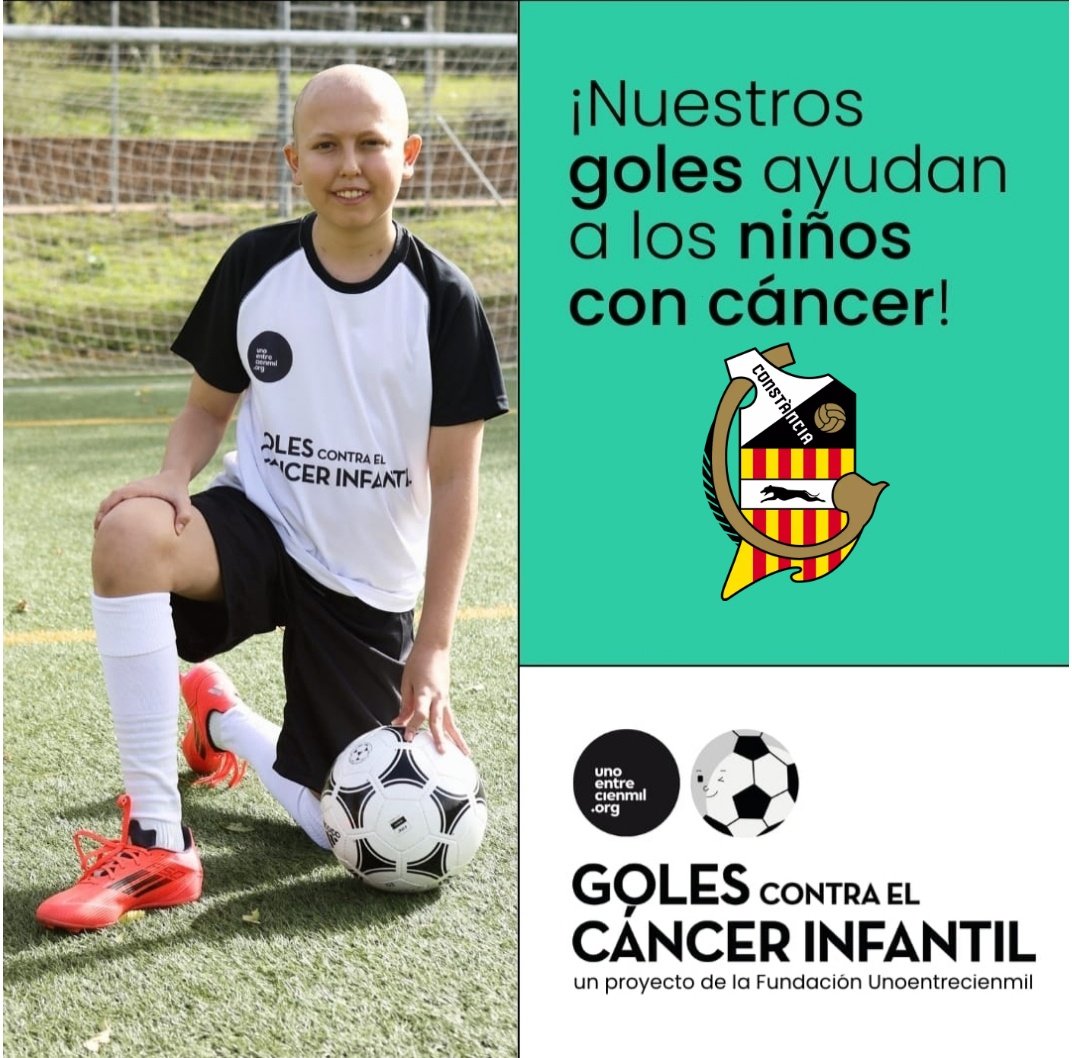 Ens hem unit a la campanya
"Goles Contra el Cáncer Infantil", una iniciativa solidaria de la Fundación Unoentrecienmil.
Tots els membres del club col.laboren amb una aportació per a l'investigacio.

Podeu col.laborar través del següent enllaç eu1.hubs.ly/H0gD4RJ0

#JoMhiSum