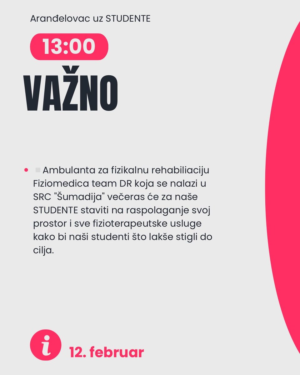 Što se Aranđelovca tiče, obezbeđeno je tuširanje, medicinska nega, kabanice, hrana i mnogo ljubavi! 💛
#studentiublokadi