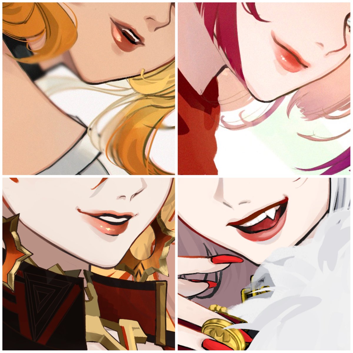 薄くて可愛くてエロさがある唇を描きたいのに
唇へのこだわり強くて強強唇になっちゃう