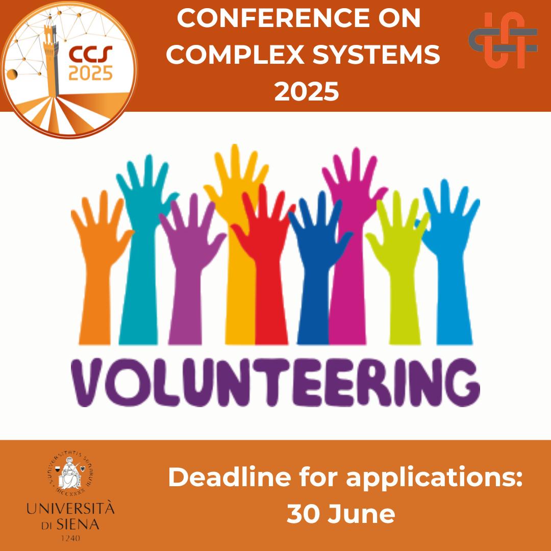 Want to be part of CCS 2025? We're looking for volunteers to help make this year’s event a success!

🔹 More info: ccs25.cssociety.org/volunteers/
📝 Apply here: docs.google.com/forms/d/e/1FAI…

Join us and be part of #CCS2025! 🚀  #CallForVolunteers
