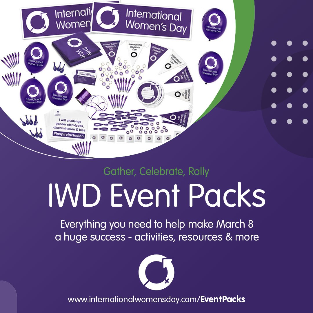 BE QUICK!✨#IWD2025 Event Packs have everything you need to mark #InternationalWomensDay on #March8. Support #awarenessraising, host key conversations, enhance #socialmedia activity, instantly create an engaging &amp; professional atmosphere👉🏽bit.ly/IWDeventpacks #AccelerateAction