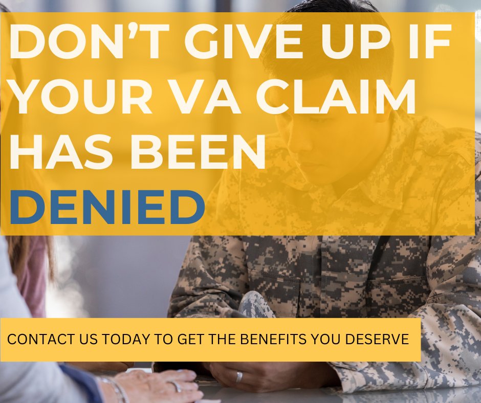 ComerfordLaw's tweet image. Don’t give up if your VA disability claim was denied. Comerford Law Office can guide you through the appeals process to pursue the benefits you need. Contact us today. 
#VAClaims #VeteransHelp 

bit.ly/3nOe6am