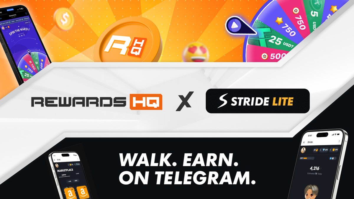 New Partnership Alert! 🚨

Earn money while staying fit with <a href="/StrideLiteTG/">Stride Lite</a>! 💸

Stride Lite is a M2E mini app that tracks and rewards your steps—all within Telegram.

You’re early, and early is good! Check them out 👇