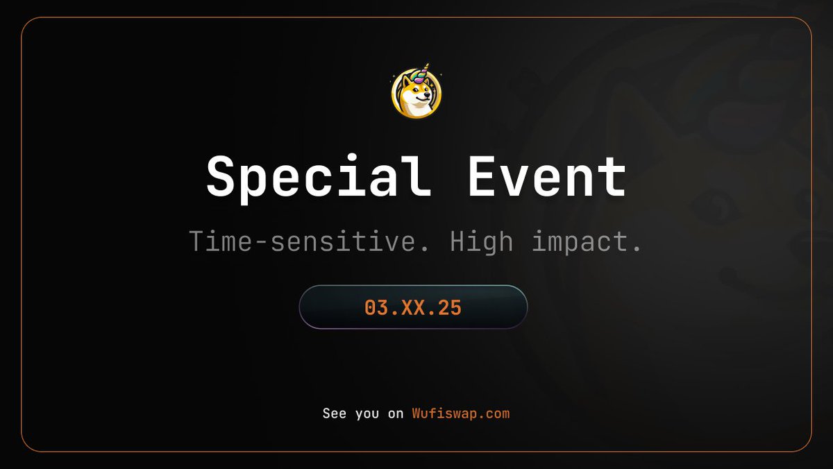 Wufiswap - DEX on DOGE (@wufiswap) on Twitter photo Something is brewing on Wufiswap…
New mission.
Limited window.
Big rewards.
On <a href="/Laika_Layer2/">Laïka - Doge Layer 2 🐕🌖</a>.
You’ll want to be in position before it begins.
Stay tuned. Something is brewing on Wufiswap…
New mission.
Limited window.
Big rewards.
On <a href="/Laika_Layer2/">Laïka - Doge Layer 2 🐕🌖</a>.
You’ll want to be in position before it begins.
Stay tuned.