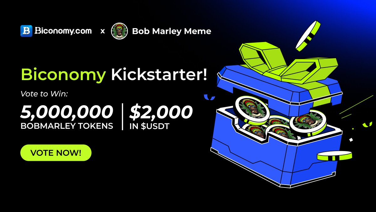 🚀 Biconomy &amp; BOBMARLEY Kickstarter | 5,000,000 #BOBMARLEY + $2,000 $USDT Airdrops! 🚀

Dear users, 

#Biconomy is thrilled to launch another session of #Kickstarter, where users can commit USDT Tokens to win #airdrop rewards!💸

🔥 We will be showcasing the <a href="/bobmarleymeme1/">Bob Marley Meme</a>