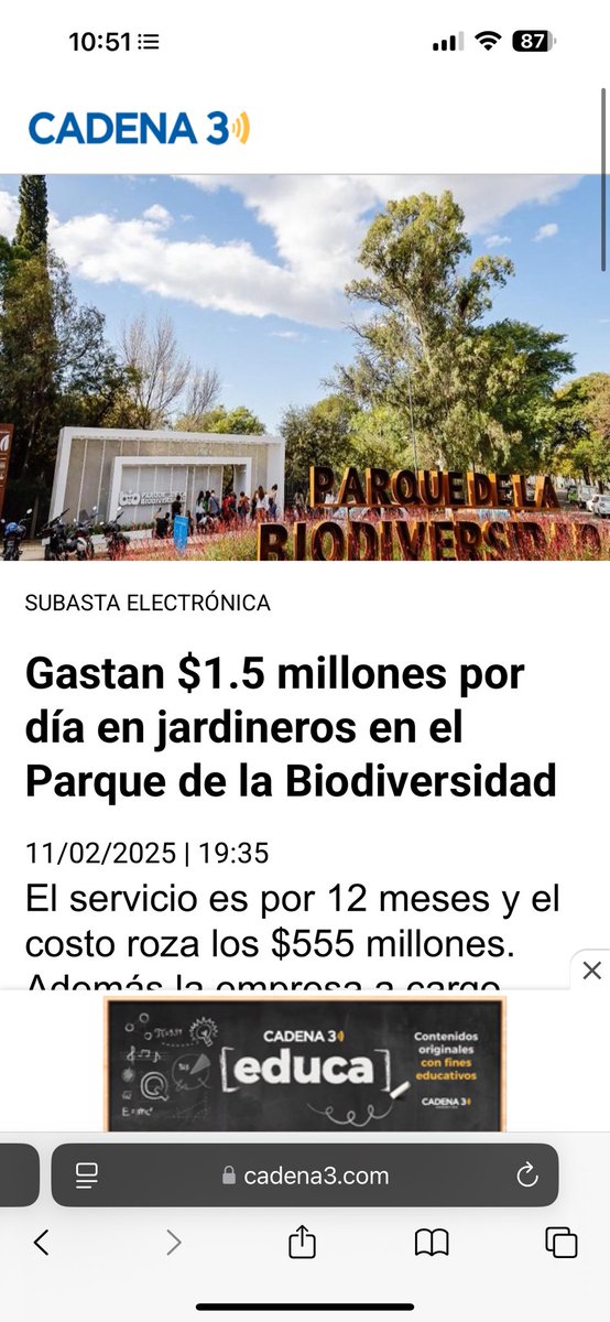 QUE LOCURA
La próxima vez que agarres un bache, que el bondi te deje a pata, o que tengas que volver a tu casa a oscuras porque las calles no tienen ni una luz, acordate de las prioridades del peronismo de la Ciudad 👇🏼

Lo peor de todo? Aunque no te lo quieran decir, el "Parque