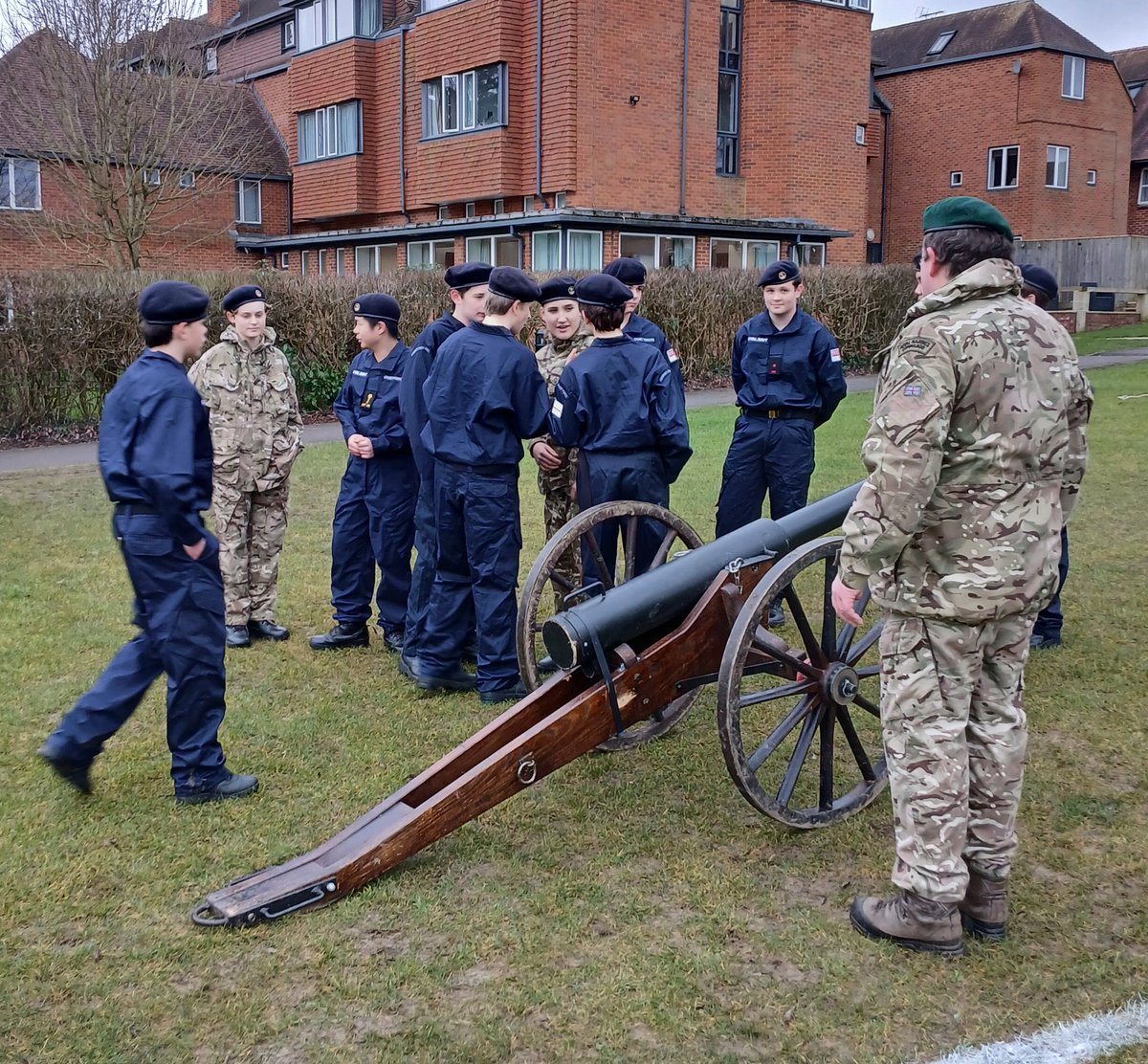 With naval section watch 1 on gun run thus afternoon <a href="/RadleyCCF/">Radley College CCF</a>