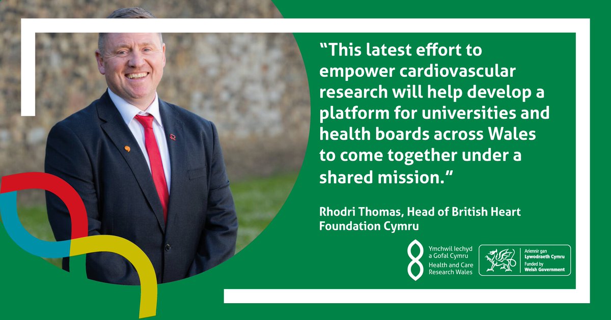 Health and Care Research Wales (@researchwales) on Twitter photo Our £3 million funding agreement with <a href="/TheBHF/">British Heart Foundation</a> will boost cardiovascular research in Wales through <a href="/NCRN_Wales/">National Cardiovascular Research Network</a>.
Led by <a href="/SwanseaUni/">Swansea University</a> and <a href="/cardiffmet/">Cardiff Metropolitan University</a> the Network will help improve prevention, diagnosis and treatment of cardiovascular disease: healthandcareresearchwales.org/about/news/maj… Our £3 million funding agreement with <a href="/TheBHF/">British Heart Foundation</a> will boost cardiovascular research in Wales through <a href="/NCRN_Wales/">National Cardiovascular Research Network</a>.
Led by <a href="/SwanseaUni/">Swansea University</a> and <a href="/cardiffmet/">Cardiff Metropolitan University</a> the Network will help improve prevention, diagnosis and treatment of cardiovascular disease: healthandcareresearchwales.org/about/news/maj…
