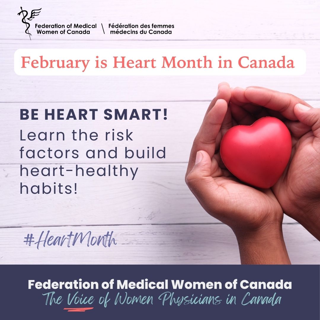 ❤️ February is #HeartMonth in Canada! ❤️

Heart disease affects millions, but we can make a difference.

✔️ Know the signs of heart attack &amp; stroke
✔️ Make heart-healthy choices
✔️ Support those living with heart conditions

💪 #HeartHealth #GiveWithHeart