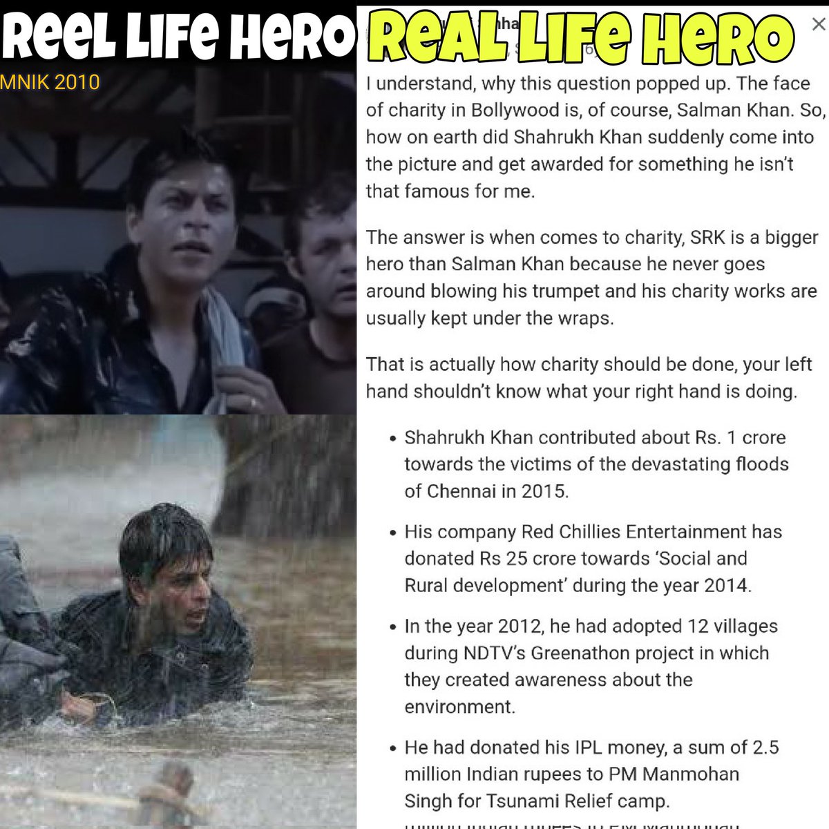 15 years of My name is khan <a href="/iamsrk/">Shah Rukh Khan</a>

Must read and spread ⚡