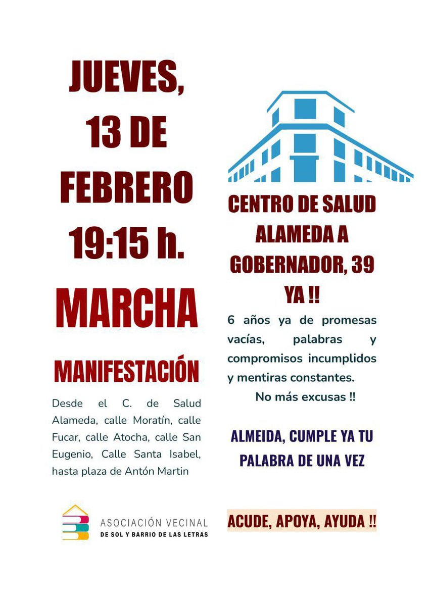 MadridADebate's tweet image. Promesas incumplidas de un alcalde que desprecia constantemente las reivindicaciones ciudadanas. 

Mañana acompañamos a los vecinos del barrio y a las compañeras de @avsolyletras