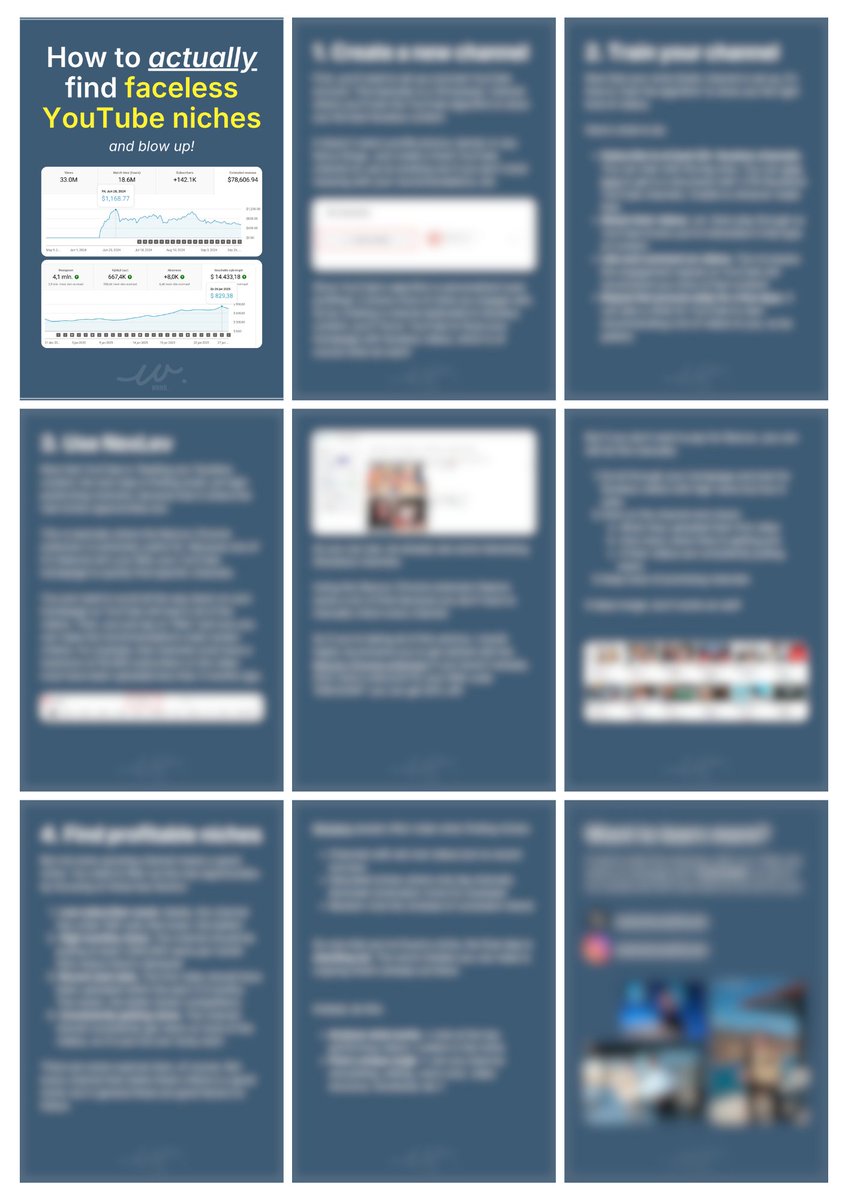 wannercashcow (@wannercashcow) on Twitter photo How to ACTUALLY find faceless YouTube niches...
I created a 9-page guide on how to find profitable faceless YouTube niches..
And you can get it completely for free.. you just have to:
โ Follow me (<a href="/wannercashcow/">wannercashcow</a>)
โ Retweet this tweet
โ Like this tweet
โ Comment 'GUIDE'
And How to ACTUALLY find faceless YouTube niches...
I created a 9-page guide on how to find profitable faceless YouTube niches..
And you can get it completely for free.. you just have to:
โ Follow me (<a href="/wannercashcow/">wannercashcow</a>)
โ Retweet this tweet
โ Like this tweet
โ Comment 'GUIDE'
And