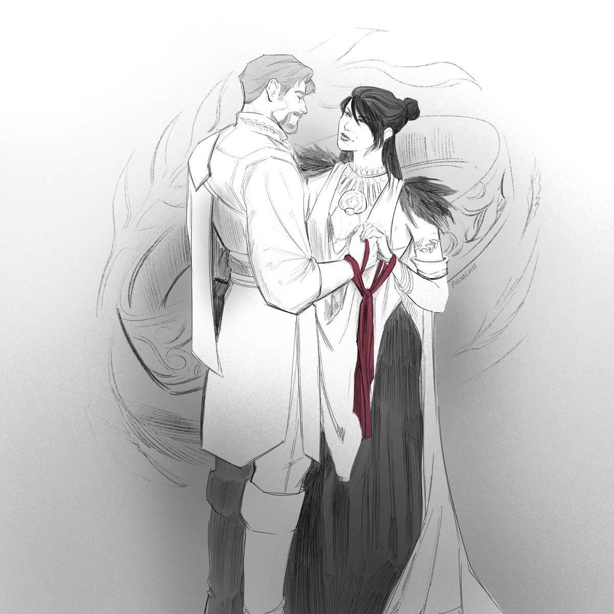 There were no witnesses. They only needed one another.   

#DragonAge #DragonAgeArt #Morrigan #EdricCousland