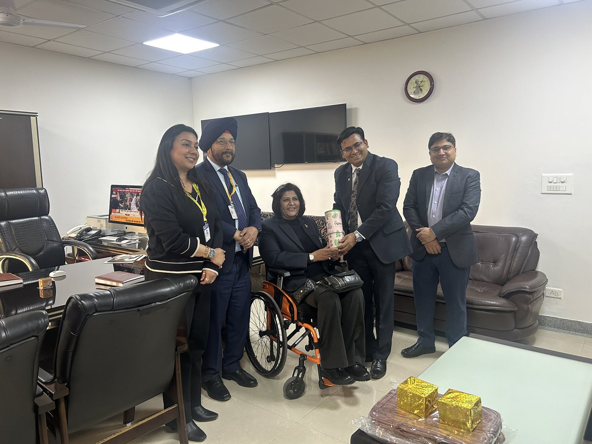 DrAjayRana's tweet photo. Dr Deepa Malik , Padma Shri , Khel Ratna , Arjuna Awardee &amp; 
Chairman UP Para Sports Association.

A Proud Moment at Amity University Greater Noida Campus! 

Her journey of resilience, determination, and excellence is truly inspiring. https://t.co/MRDsrUJJzW