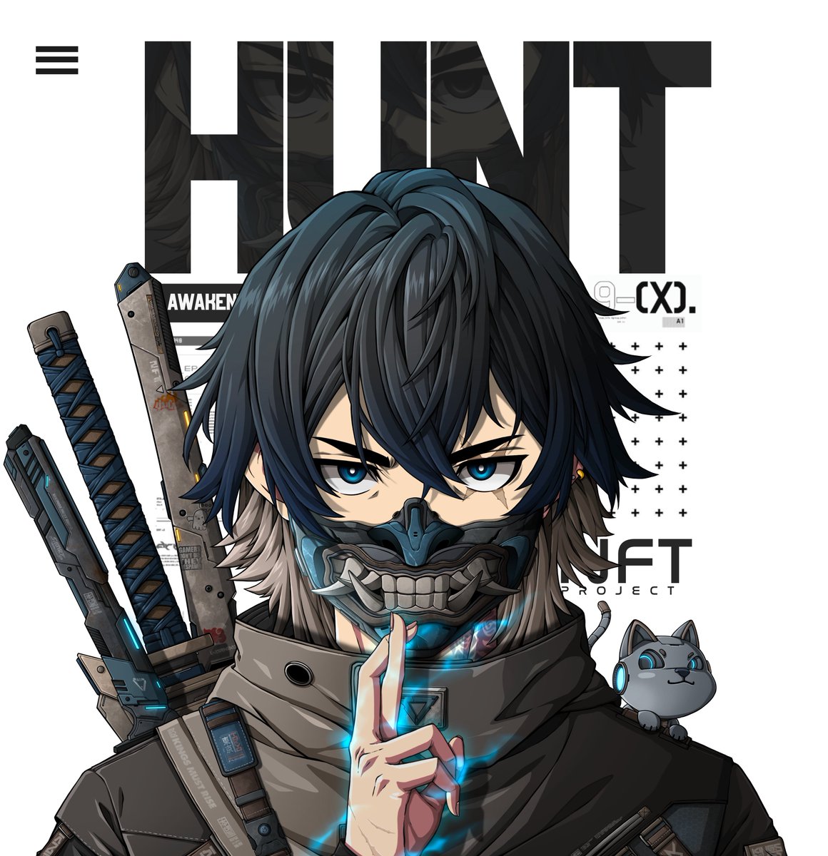AwakenHunterNFT's tweet image. Today, we are excited to introduce our first 1/1 PFP exclusive poster of Awakening Hunters in celebration of Open @Ronin_Network.
As we enter this new Golden Age of Ronin, our mission is to create a premium PFP collection that brings high-quality multimedia Anime IP to life.…