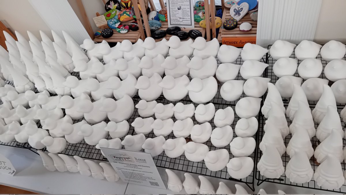 TaffRocks's tweet photo. Our volunteer "casting director" has successfully cast over 150 pieces for another local NFP Org we are supporting. It's driven her quackers.
Join us in our ongoing support to get these painted! https://t.co/H9iVnnUhU7