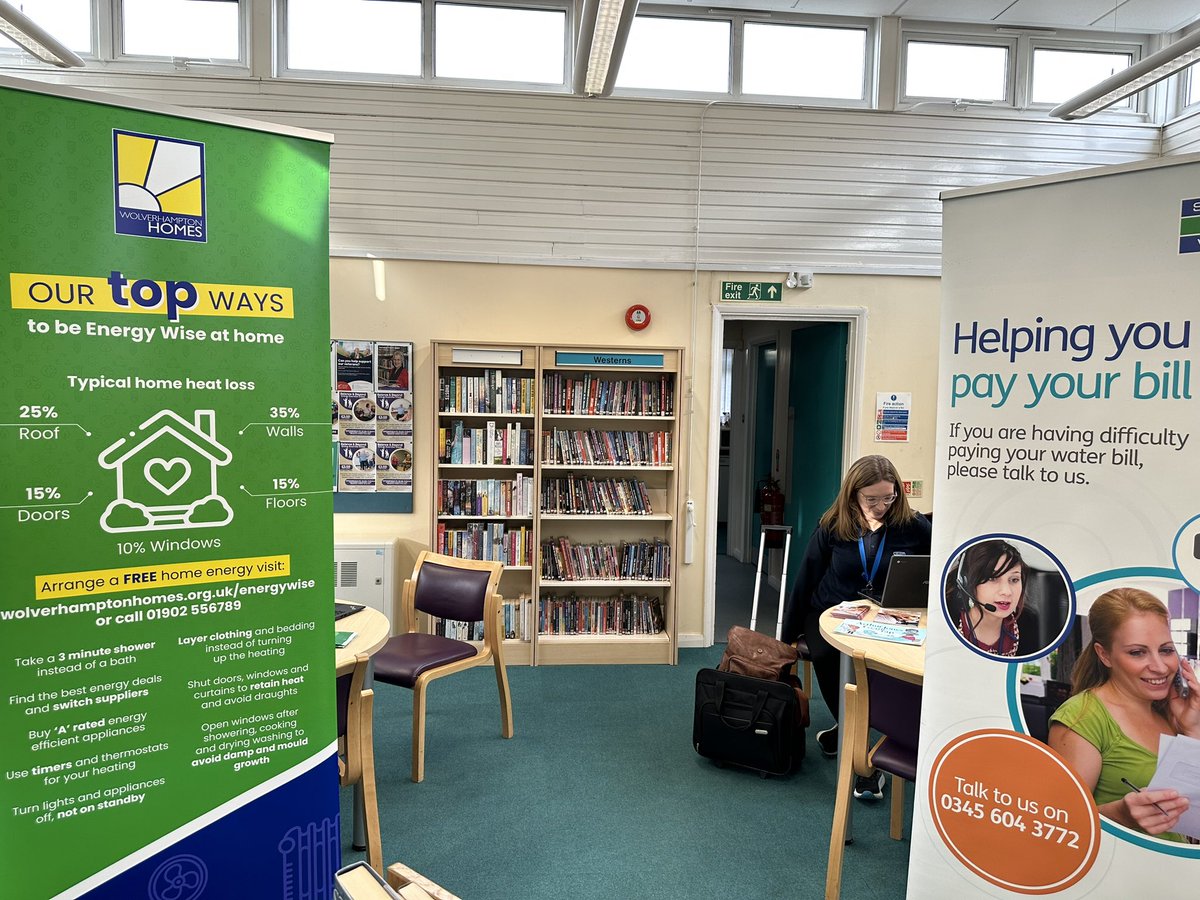 📢 Pop-Up Energy Advice Surgery 📢
 
🗓️ 12 Feb 2025
⏰ 2pm - 5pm
📍 Springvale Library, WV4 6SG
 
We’re here today with free energy-saving tips to help you cut bills &amp; stay warm! ❄️💡 Drop in—no appointment needed! #EnergyAdvice #SaveEnergy #WinterWellbeing <a href="/WolvesHomes/">Wolverhampton Homes</a>