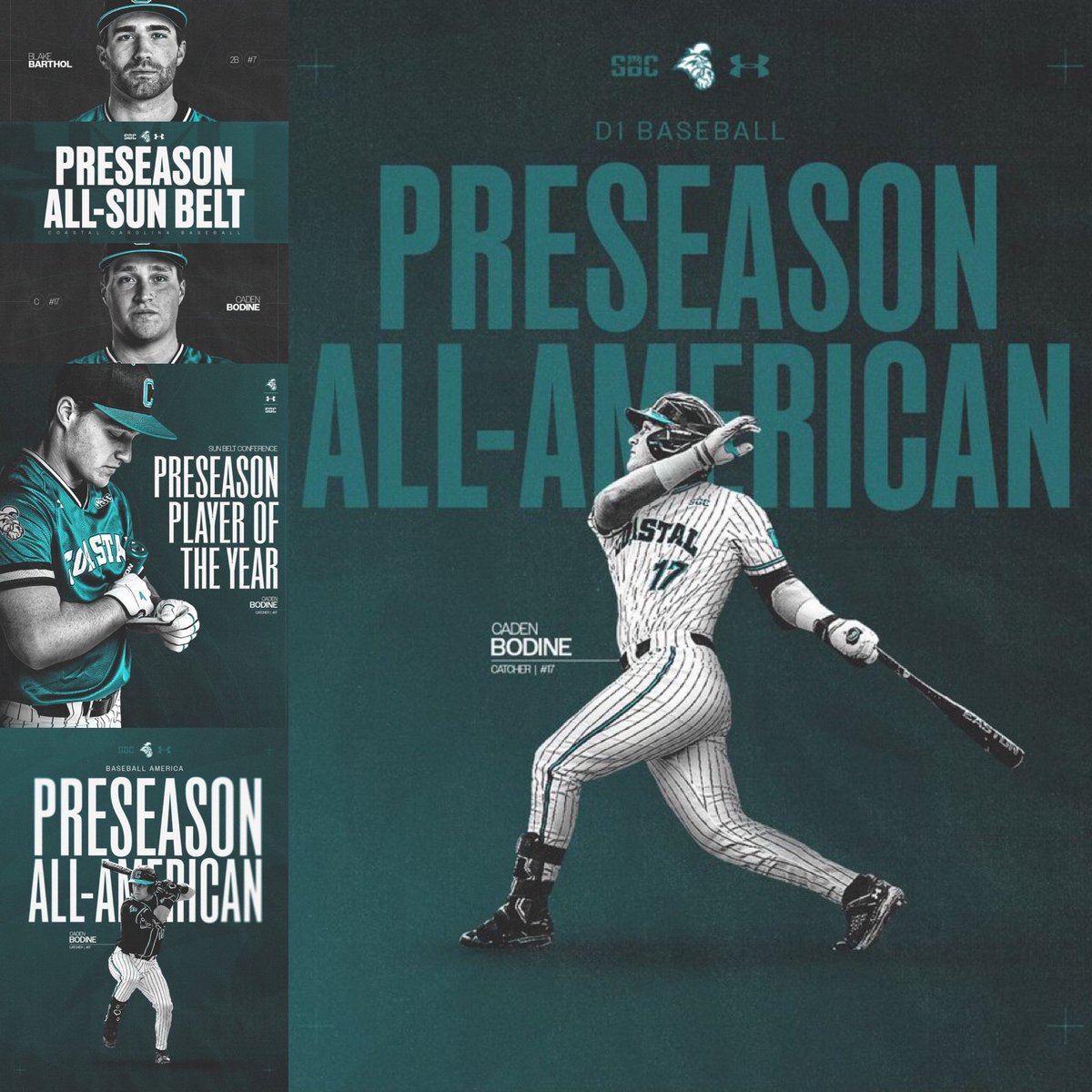 SkullSparks's tweet image. Visual branding @CoastalBaseball