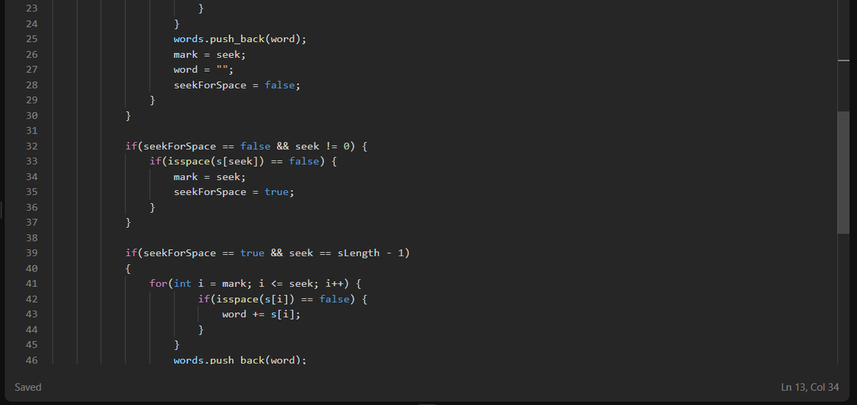 TaylorOkis's tweet image. Leetcode session for today
&quot;Reverse the words in a string&quot;

#leetcode75 #ilovecoding #cpp