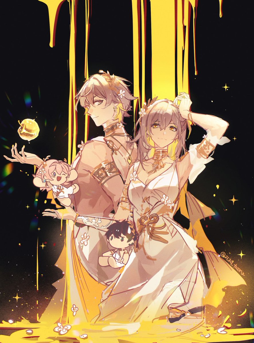 2134Twone's tweet photo. 阿格莱雅style
#HonkaiStarRail https://t.co/OcSsnaT65r