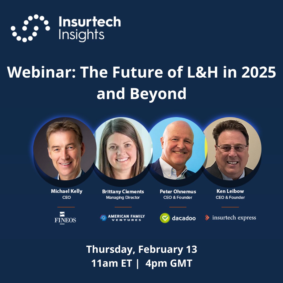 FINEOS's tweet image. 🚀 2025 and Beyond: What’s Next for Life and Health Insurance?

Join Michael Kelly, CEO, FINEOS, tomorrow at the @ITI_Insurtech Webinar as the panel explores the trends shaping the future of the Life and Health insurance industry.

okt.to/XlDCm7

#FutureOfInsurance