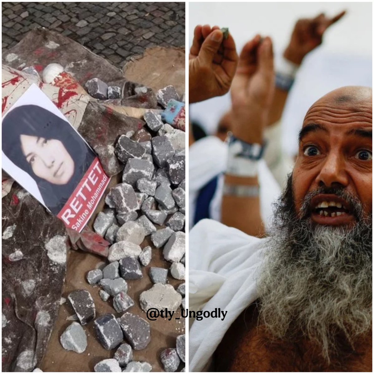 Şeytana attıkları küçük, kadına attıkları büyük taşları gördüğünüzde, şeytana kadından daha fazla saygı duyduklarını anlarsınız..