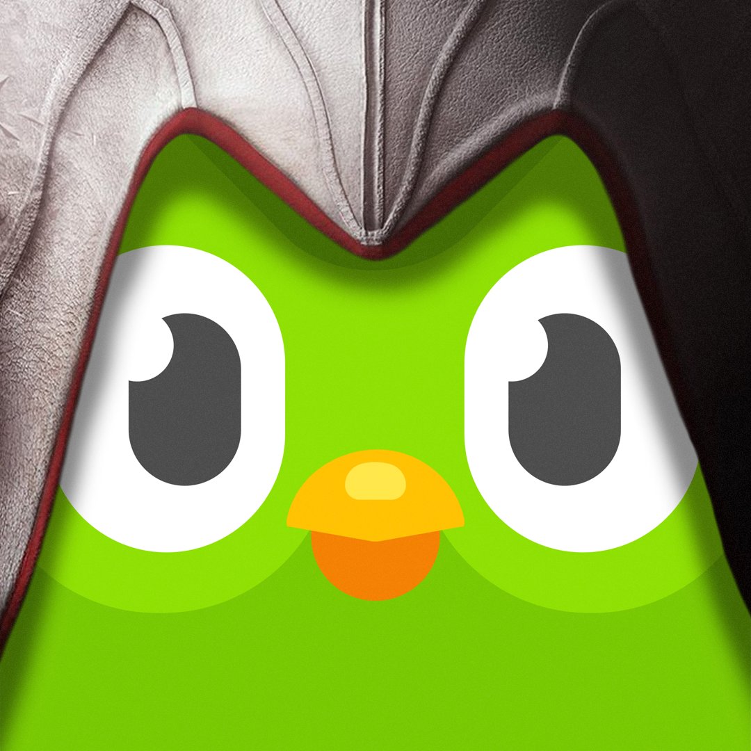 assassinscreed's tweet photo. @duolingo You have earned your rest, brother.🦅 https://t.co/NQS3vO80LM