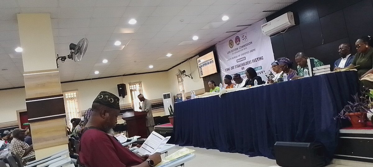 LACSOP's tweet image. Ongoing : Law Reform Commission in Conjunction with Lagos Bureau of Statistics organised One-Day Stakeholders Meeting on Dissemination of Outcome of Year 2024 People Perception Survey on the translation of Lagos State Laws to Yoruba Language 
#MEPB