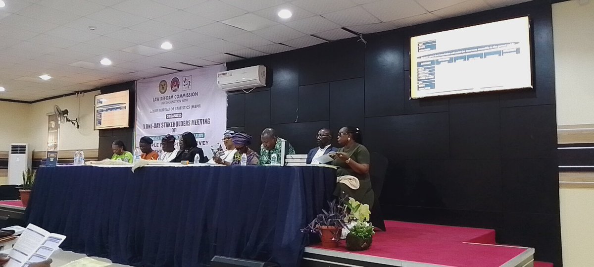 LACSOP's tweet image. Ongoing : Law Reform Commission in Conjunction with Lagos Bureau of Statistics organised One-Day Stakeholders Meeting on Dissemination of Outcome of Year 2024 People Perception Survey on the translation of Lagos State Laws to Yoruba Language 
#MEPB