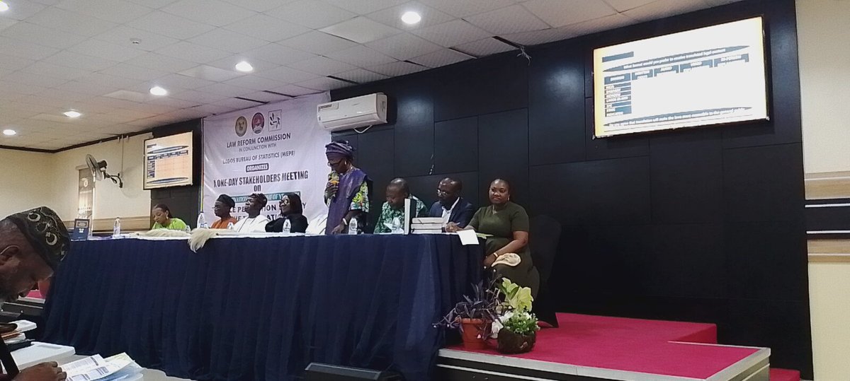 LACSOP's tweet image. Ongoing : Law Reform Commission in Conjunction with Lagos Bureau of Statistics organised One-Day Stakeholders Meeting on Dissemination of Outcome of Year 2024 People Perception Survey on the translation of Lagos State Laws to Yoruba Language 
#MEPB