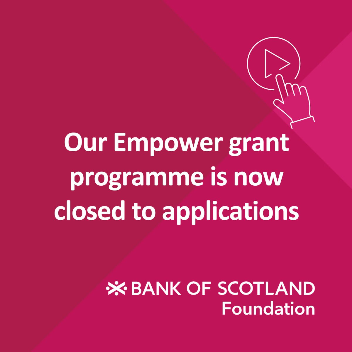 Thank you to all who submitted applications for our Empower grant programme! This programme is now closed to new applications. Please bear with us as we take the time to carefully review each application. All charities will be notified by the end of May 2025.