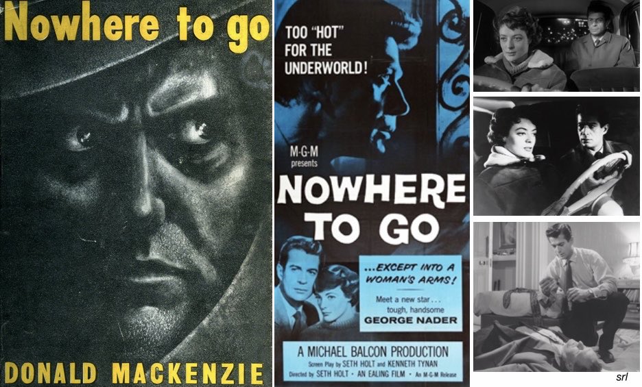 SaveRedlandLibr's tweet photo. 10:15am TODAY on @TalkingPicsTV 

The 1958 #Crime film🎥 “Nowhere To Go” directed by #SethHolt &amp; co-written with #KennethTynan 

Based on #DonaldMacKenzie’s 1956 novel📖

🌟 #GeorgeNader #MaggieSmith #BernardLee #GeoffreyKeen #BessieLove #HarryHCorbett https://t.co/KkeYKzxfxl