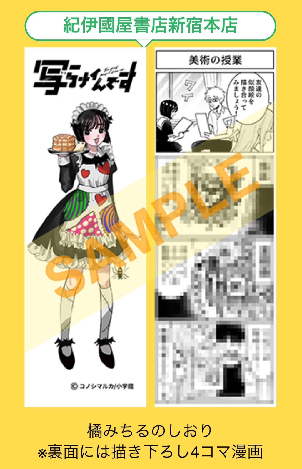 写らナイんです 初版 2巻 3巻 紀伊國屋梅田限定特典 2種付き