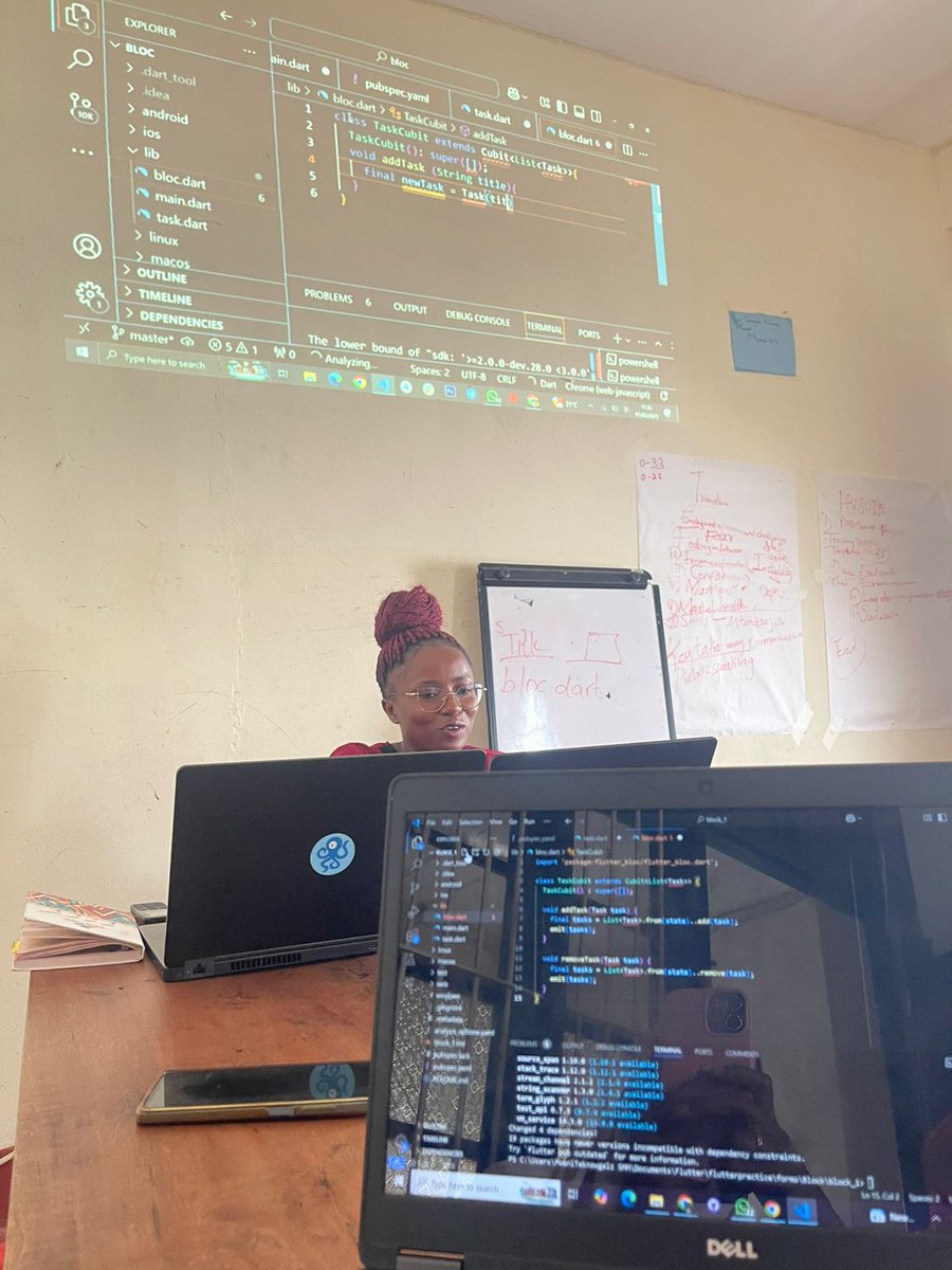 FlutteristaMsa's tweet image. Last week’s session was a game-cLast week’s session was a game-changer. Lina broke down Bloc Provider in Flutter, making state management a breeze🔥 Big thanks to Lina & the squad—learning has never been this fun💜
#FlutteristasMombasa #WomenInTech #LearnFlutter