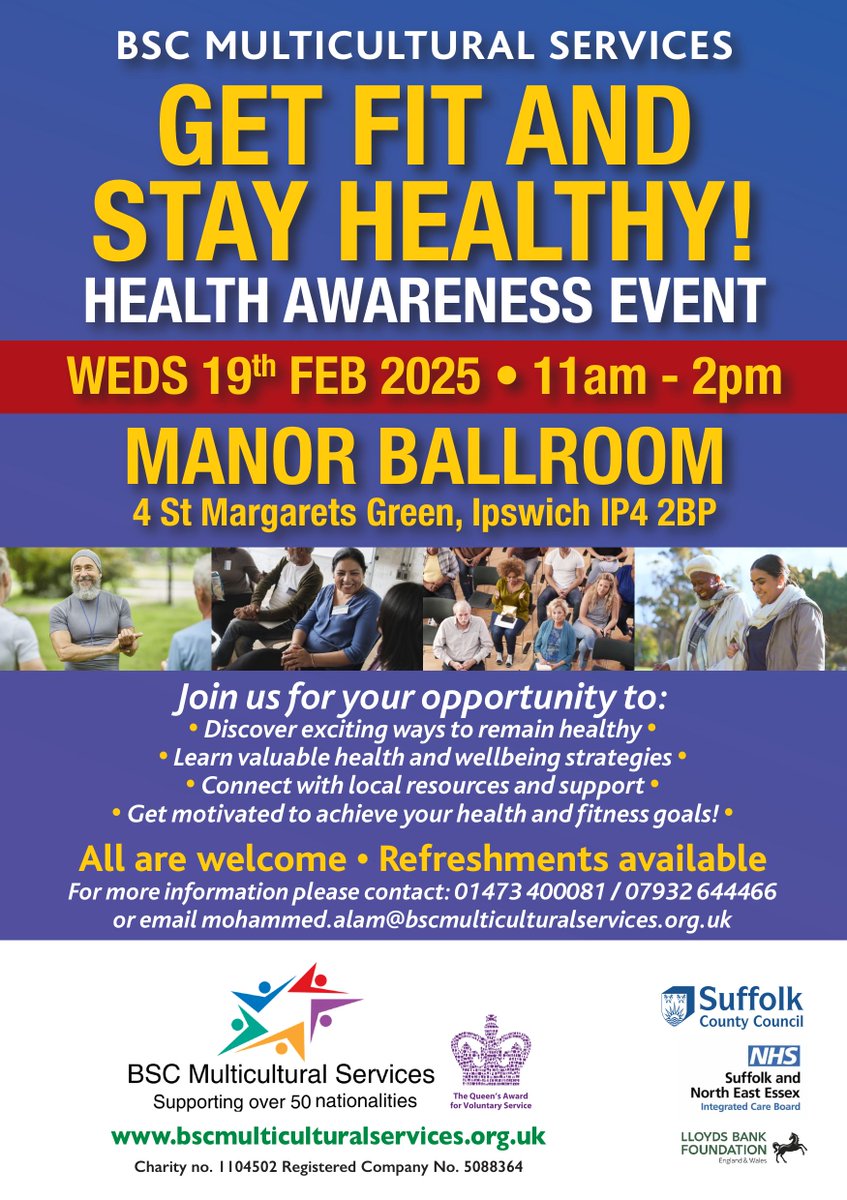 Our Health Awareness Event ~ just a week to go!