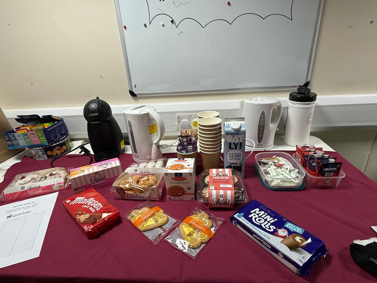 12.2.2025- COFFEE MORNING IN ON!!
Location- EU16- Sheffield Medical school, 9.30-12.00pm. 
Sponsored by <a href="/StarlabUKLtd/">Starlab</a>
