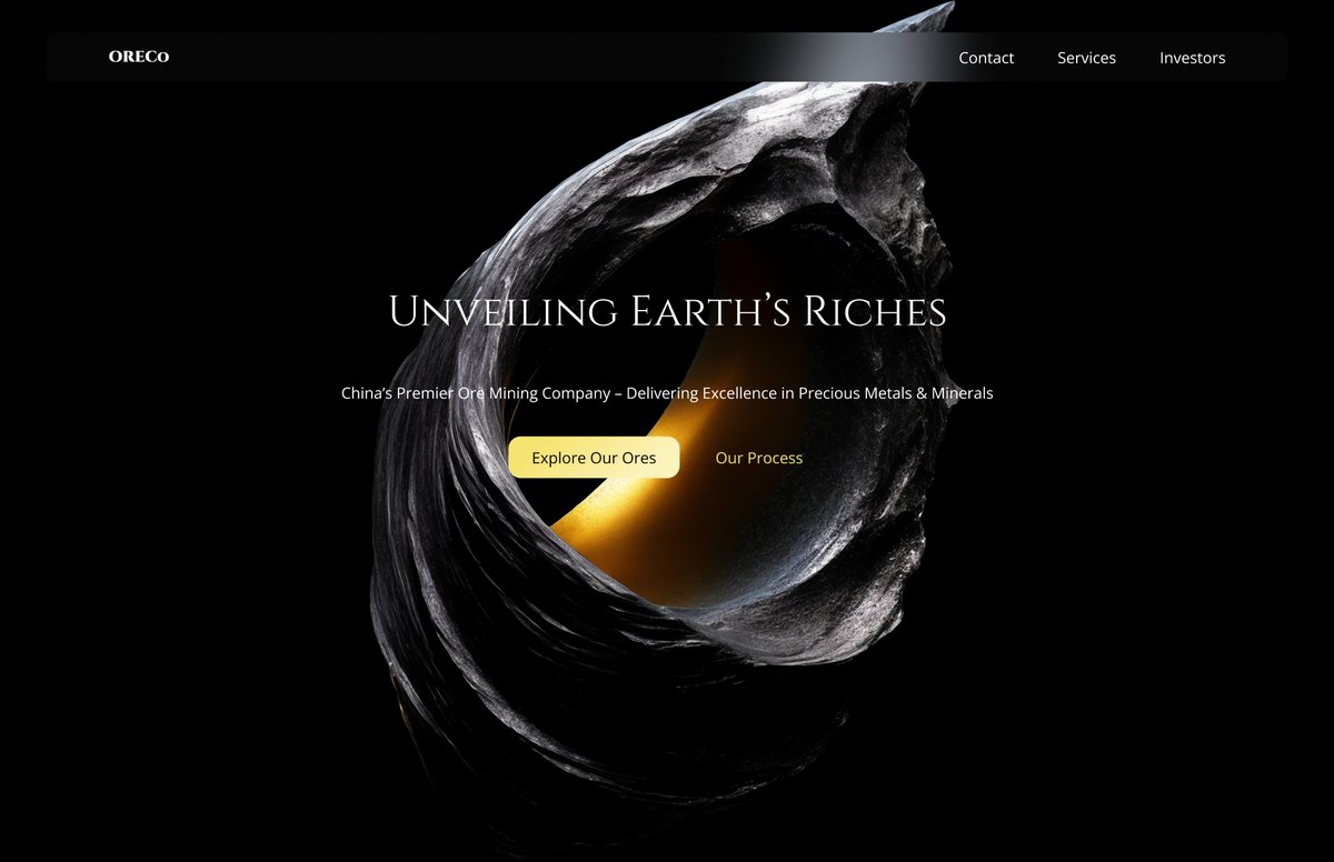 prince_dsgn's tweet photo. A few days ago, I decided to play around with a dark gold theme for an ore mining brand’s hero section (Concept👀) and these are the results.
Which one looks better and why?
Contributions and advice are welcome🤲🏾
Lezzz go

#UIDesign #UXDesign #MiningDesignInspo #OreMining https://t.co/t0RU79eOBb