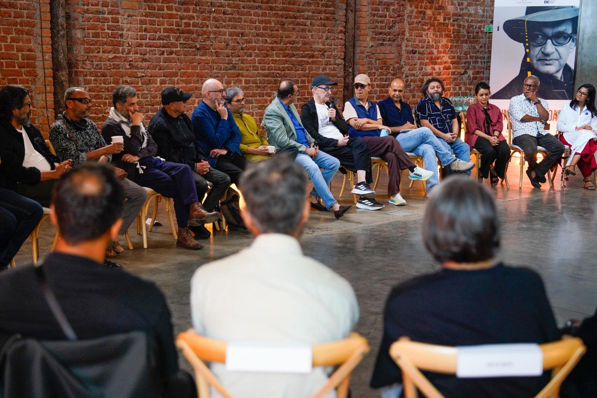 Fantastic to have some of the most significant filmmakers of Indian cinema in the same room with Wim Wenders for an intense dialogue on cinema….