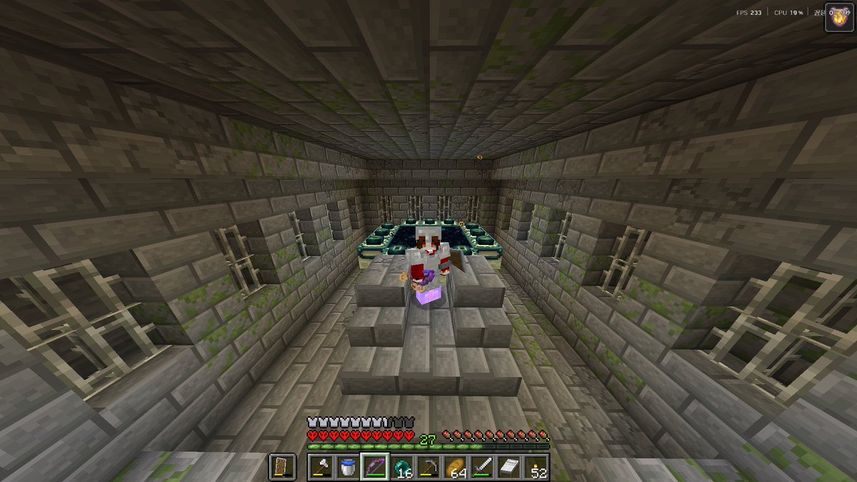 はい今日もハードコアここまで来ましたと…
寄り道多かったから2時間半くらい！
#Minecraft
#マイクラハードコア