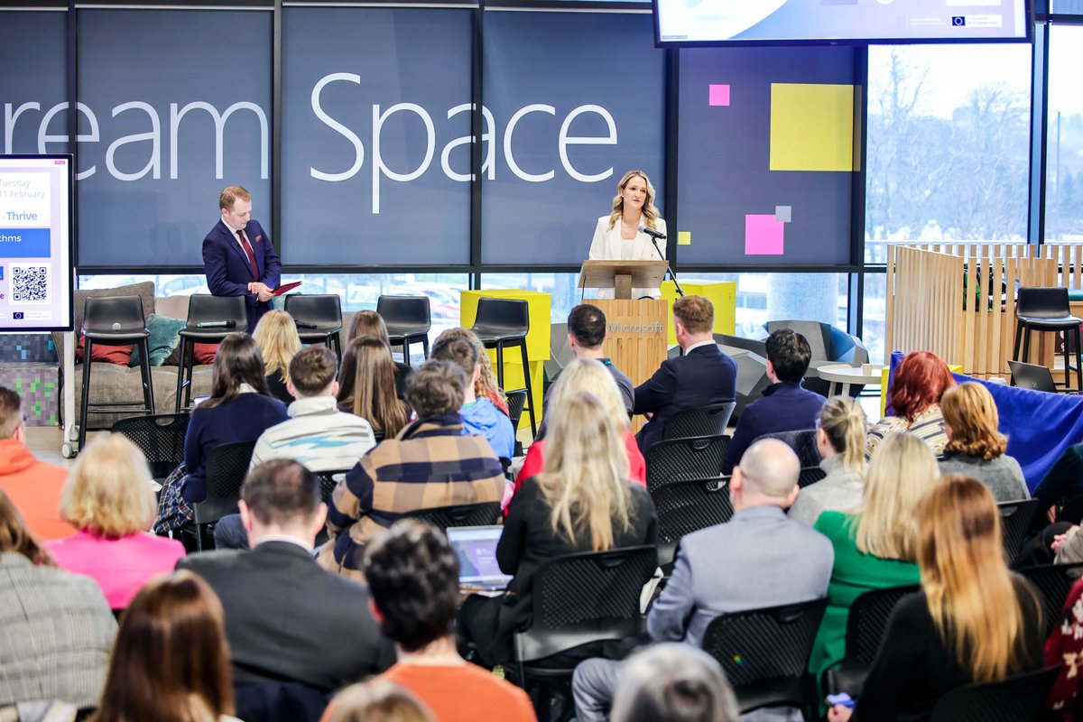 Webwise_Ireland's tweet image. Delighted to have welcomed Minister for Education and Youth @HMcEntee for the Safer Internet Day 2025 event!
Exploring the #SID2025 theme #PrepareProtectThrive: navigating algorithms and influencers, we heard from experts from across Ireland and Europe.
↪️webwise.ie