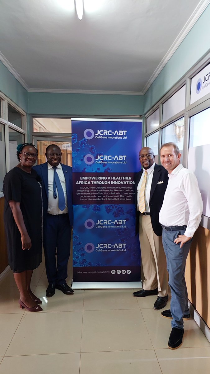 JCRC does the first mesenchymal stem cell infusion,in Sub sahara Africa,  and now we can use these mscs to treat various diseases locally,no need to seek this treatment from abroad. A landmark treatment  on the Ugandan soil.