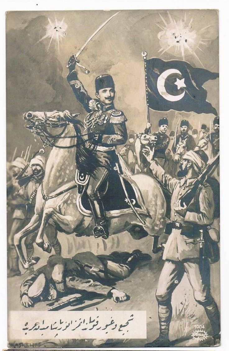 Enver Paşa'nın Edirne'yi feth etmesi temsili.