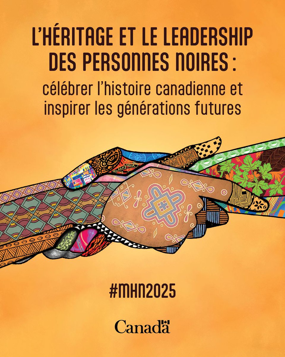 Ce mois-ci et tout au long de l'année nous allons continuer de participer à la célébration de l'histoire, de la culture et des réalisations des Noirs parce que l'histoire des Noirs est aussi l'histoire du Canada 🇨🇦.

#MoisHistoireDesNoirs

#MHN2025