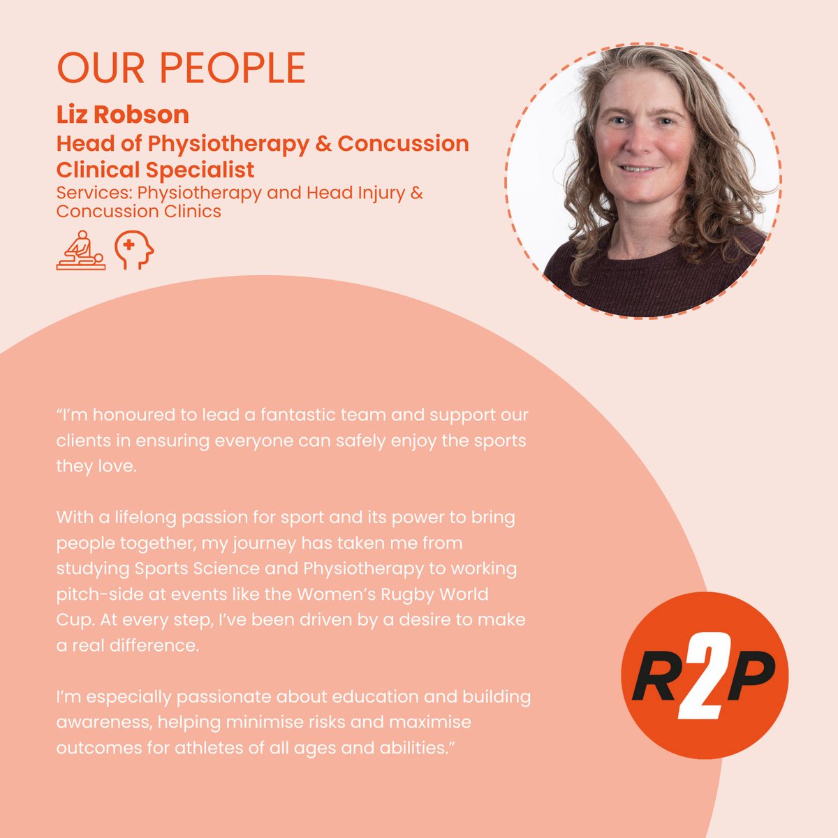 Return2Play (@return2play) on Twitter photo The success of @Return2Play is built by everyone in our fantastic team, and we’re excited to introduce our Head of Physiotherapy, <a href="/isrugbyphysio/">Liz Robson</a>, who is driving forward our fast-growing #physiotherapy service. With extensive experience in both #elitesports and #grassrootsport as The success of @Return2Play is built by everyone in our fantastic team, and we’re excited to introduce our Head of Physiotherapy, <a href="/isrugbyphysio/">Liz Robson</a>, who is driving forward our fast-growing #physiotherapy service. With extensive experience in both #elitesports and #grassrootsport as