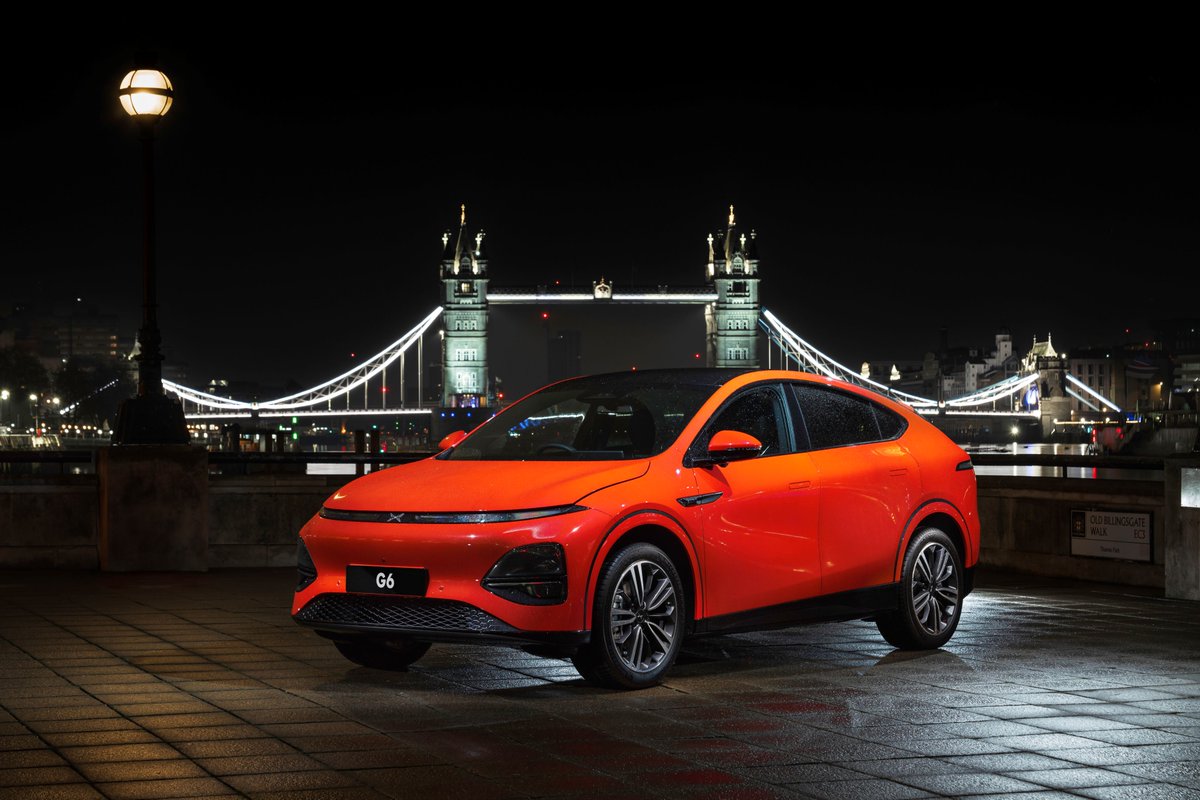 iphonecruncher's tweet photo. XPENG launches in the UK! The all-electric XPENG G6 SUV is now available for pre-order, with deliveries in March 2025. #SmartMobility #EVRevolution 

READ: https://t.co/0u7qtcIfDD https://t.co/xw5vfSk6yY