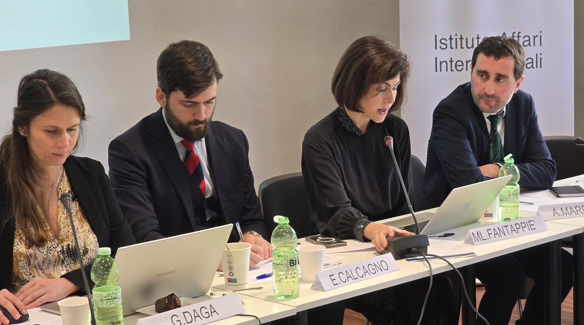 Alessandro Marrone (@alessandro__ma) on Twitter photo Yesterday at <a href="/IAIonline/">Istituto Affari Internazionali - IAI</a> we blended expertise on Middle East & Africa with one on #Italy foreign & #defence policy to unpack #RedSea regional security and Italian role also via #EU Aspides. Frank conversation with <a href="/ItalyMFA/">Farnesina 🇮🇹</a>, <a href="/ItalianNavy/">Marina Militare</a>, private sector, embassies from the region. Yesterday at <a href="/IAIonline/">Istituto Affari Internazionali - IAI</a> we blended expertise on Middle East & Africa with one on #Italy foreign & #defence policy to unpack #RedSea regional security and Italian role also via #EU Aspides. Frank conversation with <a href="/ItalyMFA/">Farnesina 🇮🇹</a>, <a href="/ItalianNavy/">Marina Militare</a>, private sector, embassies from the region.