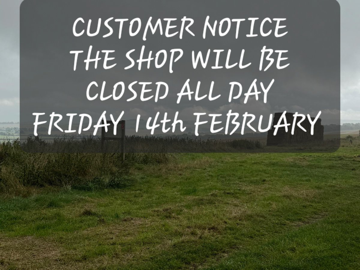 Customer notice that we will be closed this Friday as we are off to <a href="/IceBike/">Madison</a> in London